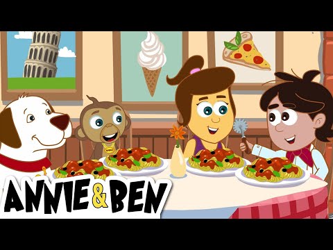 The Adventures of Annie and Ben: Tasty Pasta Time | Funny Animated Cartoon Stories for Kids!