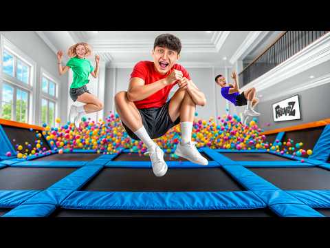 Zbudowałem Park Trampolin w Moim Domu!