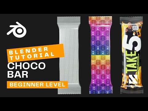 Chocolate Bar | Modeling, Unwrap and Texture | Blender Tutorial