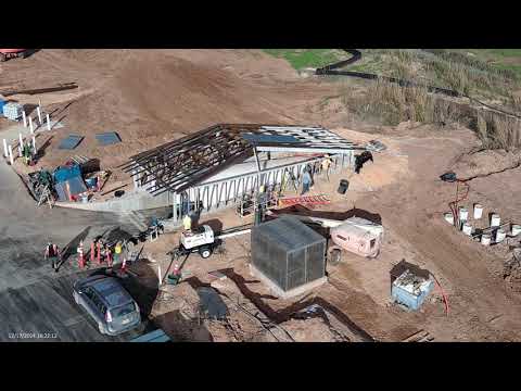 Tesla Gigafactory Texas | 12-17-24 | Cybertunnel housing + westside flyovers + railyard @tesla
