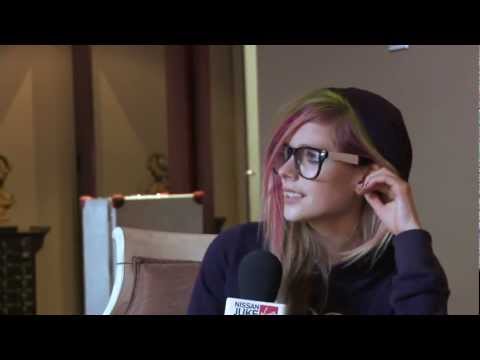 Avril Lavigne @ Interview at Virgin Red Room 16/02/2011