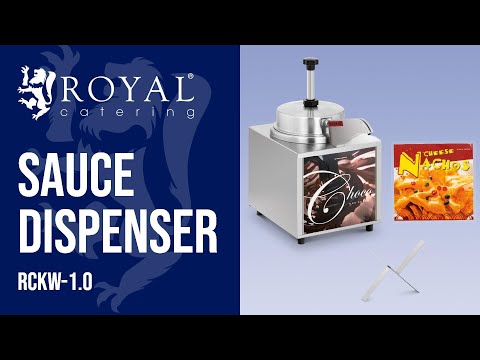 video - Sauce Dispenser - with heating function - nacho cheese - chocolate - 3.3 L