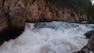 preview picture of video 'River Bistrica Canyon, whitewater waterfall slopes, Sarajevo - Foča  M - 18 B Bosnia and Herzegovina'