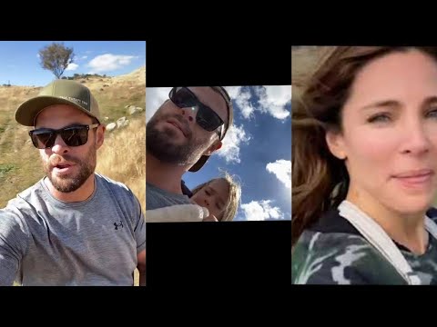 Chris Hemsworth & Elsa Pataky - How to exhaust the Kids 🤣🤗😍 Family Time 😍
