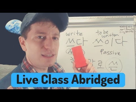Introduction to Passive Verbs (보이다, 들리다, etc.) | Live Class Abridged