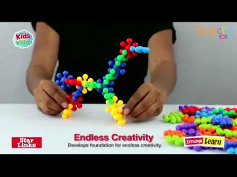 Imagician Playthings Learn Connect & Build Star Links