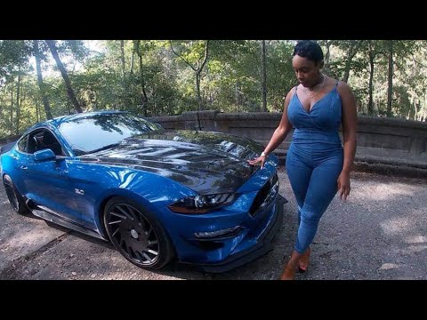 Best Hood and Pins You Can Buy! VIS AMS Carbon Fiber Hood and Quik Latch QL-50 for 2020 Mustang GT.