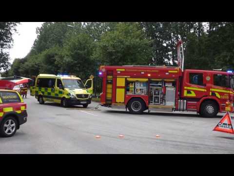2016-06-28 Trafikolycka, Bäckaskolan/V Ringvägen. Trelleborg. C-J Media