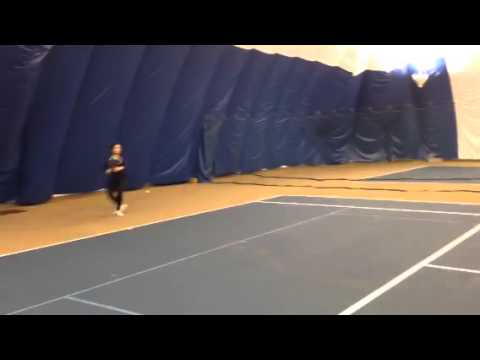 Duke women's tennis alums in NYC: Nadine Fahoum & Reka Zsil