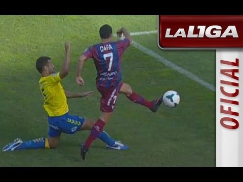 Gol de Gol de Capa (0-1) en el Las Palmas - Eibar - HD