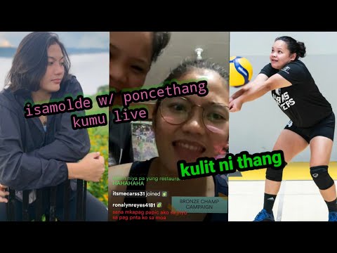 isabel molde with poncethang / ang kulit ni thang  5/26/2022 #volleyball #poncethang#isamolde