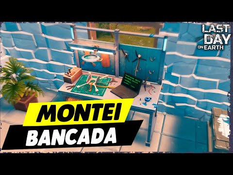 FINALMENTE MONTEI BANCADA DE MELHORIA DE DRONE - Last Day On Earth