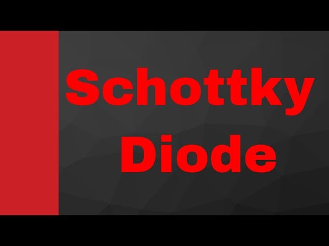 Schottky Diode or Schottky Barrier Diode Schottky diode vs PN diode Diode by Engineering Funda