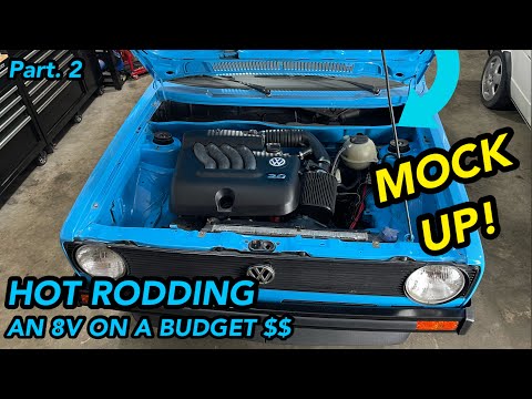 Mk1 Golf 2.0 ABA Swap / HOT RODDING A 2.0L 8V pt.2 / MOCK UP / Volkswagen VW Rabbit Citi Cabrio