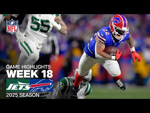 New York Jets vs. Buffalo Bills Game Highlights | NFL 2025 Season Week 18