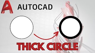 AutoCad Thick Circle