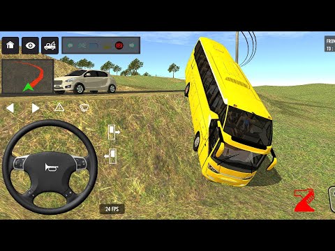 😍Bus Simulator: 3D Bus Games:Bus Simulator ll🔥 new euro coach ll NEW BUS SIMULATOR INDONESIA  #games