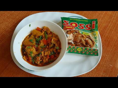 Sossi Soya Chunks Stew/Vegan Meat/Cheapest Protein Yet So Yummy