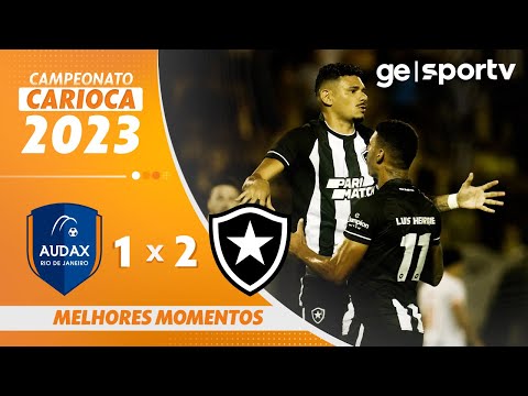 AUDAX-RJ 1 X 2 BOTAFOGO | MELHORES MOMENTOS | FINAL TAÇA RIO | ge.globo
