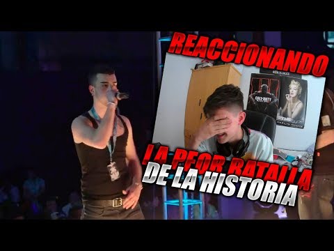 REACCIONANDO a la PEOR BATALLA de GALLOS de la HISTORIA | NEONATH vs REIRO