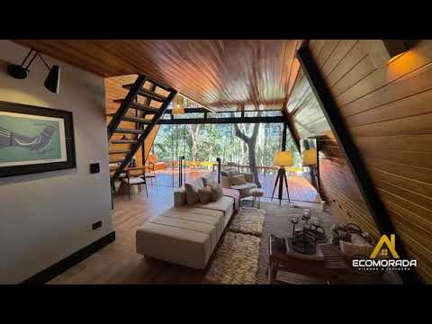 Modernidade e Sofisticação: Chalé SAFIRA, um A-Frame para pessoas exigentes em luxo e garantia!