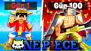 Minecraft'ta ONE PİECE Dünyasında 100 GÜN GEÇİRDİM! [Part 1/3]