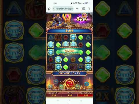 Egypt Bonanza Under FACHAII scatter game play 1.80 peso bet