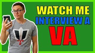 Watch Me Interview a Virtual Assistant for eBay Dropshipping!