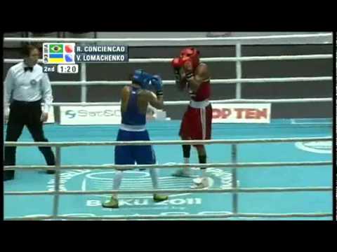 Leicht (60 kg) R16 – Conceicao Robson (BRA) VS Lomachenko Vasyl (UKR) – AIBA-Weltmeisterschaft 2011