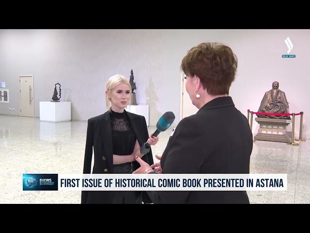 First issue of historical comic book presented in Astana