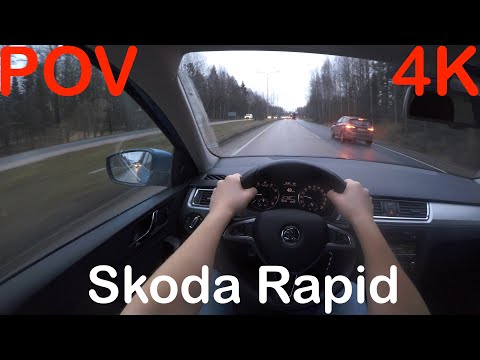 4K POV 2015 Skoda Rapid Spaceback Drive + Quick Review - PointOfViewCars