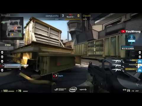 Cloud9 vs compLexity (Highlights Map2/Train) ESL One New York 2017