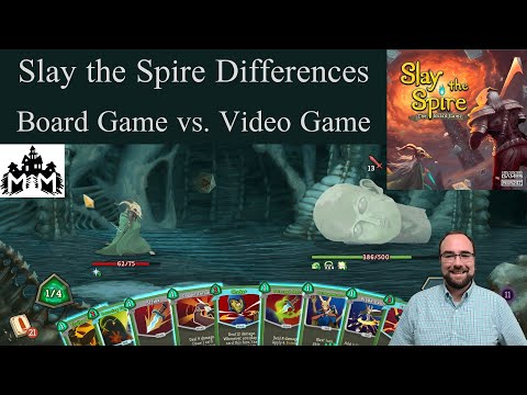 Slay the Spire Differences Between the Board Game and the Video Game