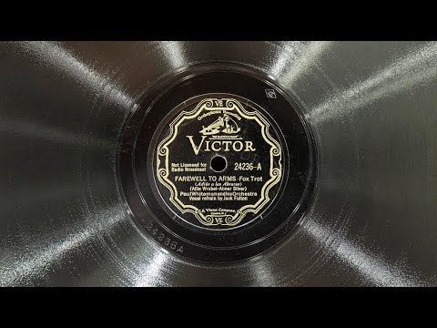 Farewell to Arms • Paul Whiteman and His Orchestra (EMG Mark Xb Oversize Gramophone)