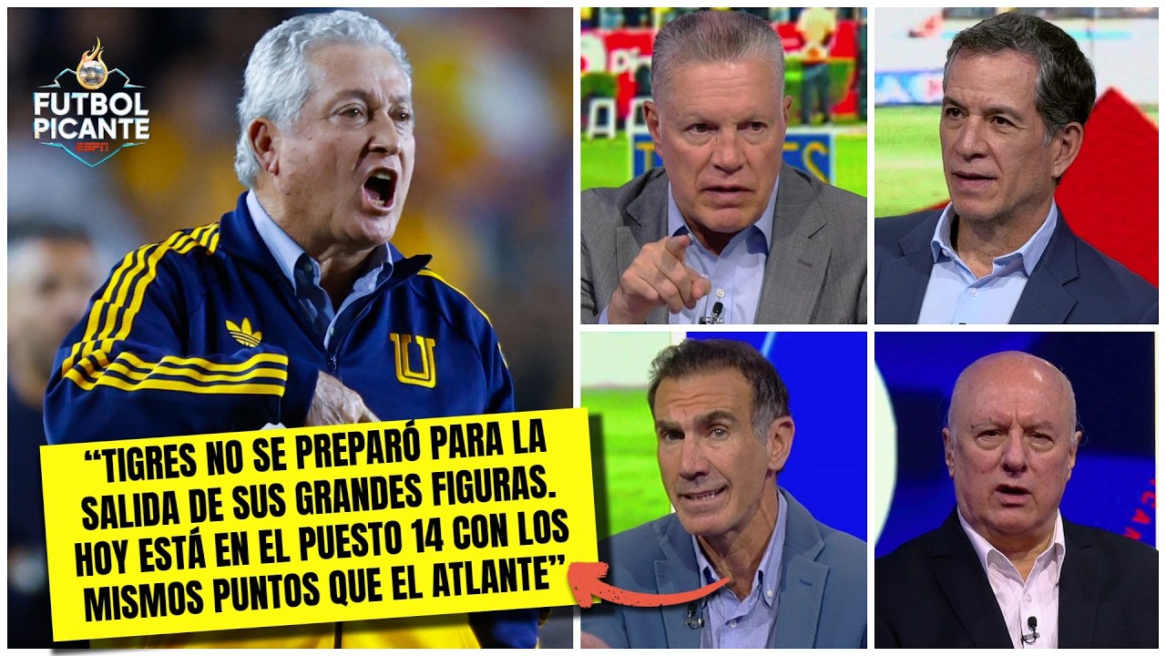 TIGRES no levanta CABEZA, sigue hundido en un hoyo y se le pone lejos la LIGUILLA | Futbol Picante