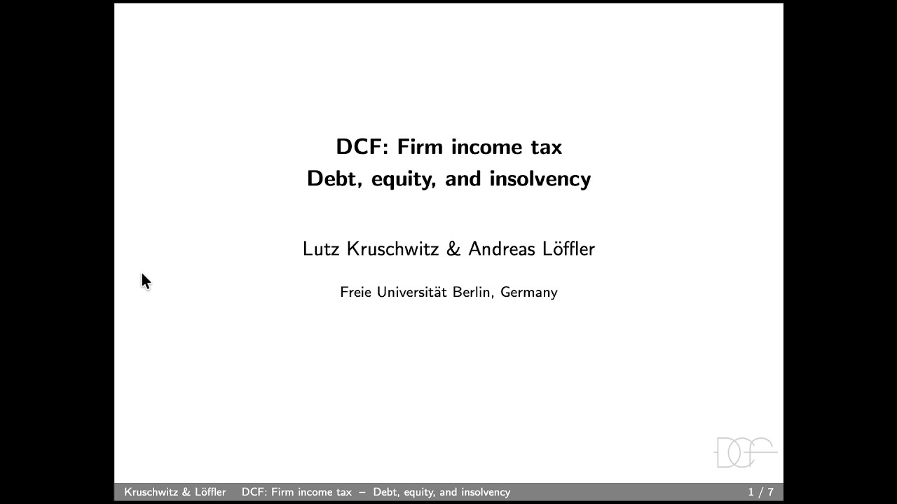 Thumbnail for Debt, Equity and Insolvency