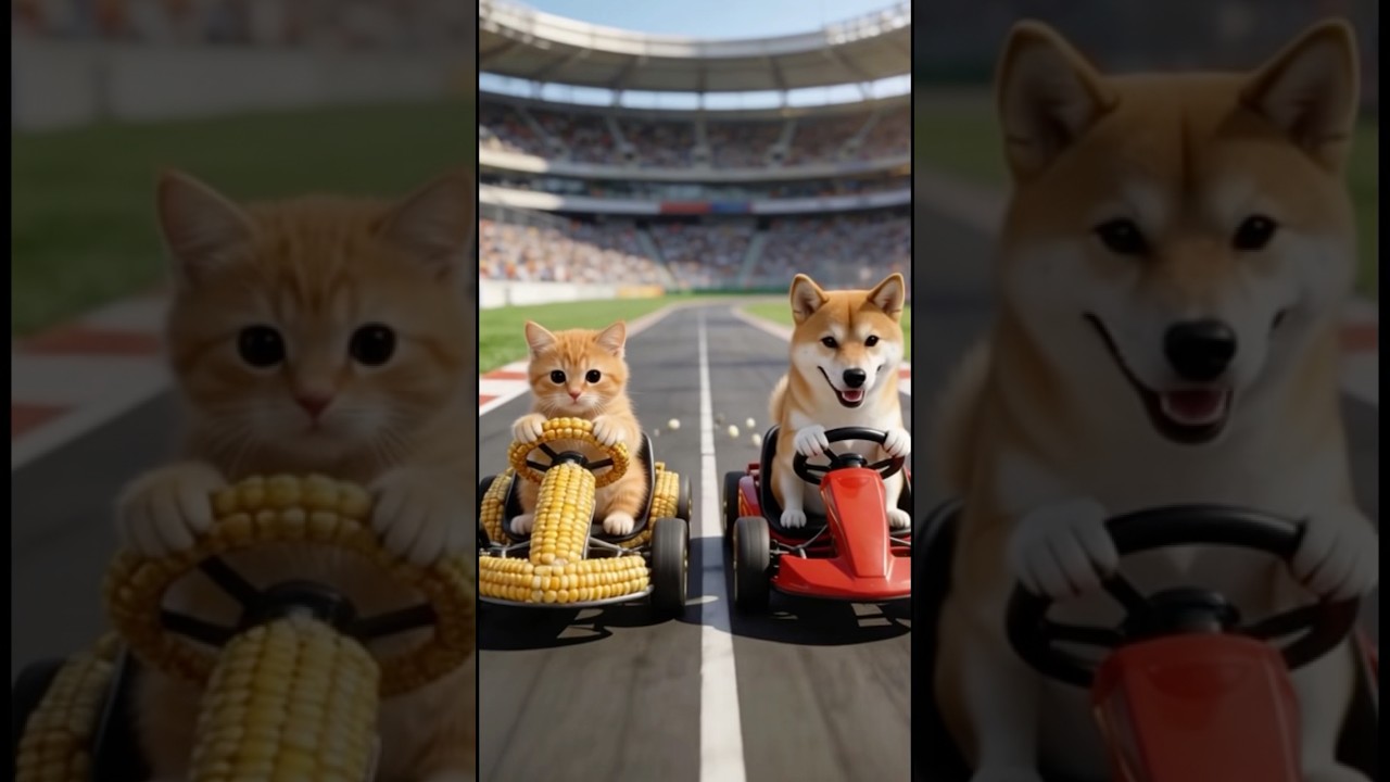 Friendship first, competition first.#cat #dog #funny #friendship #love #animals #shorts #cute