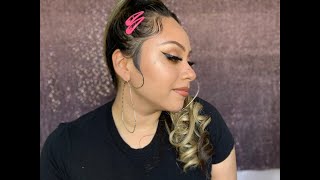 HIGH PONYTAIL AND LAID BABY HAIRS| BABYDOLL  HAIR TUTORIAL| Linas Dolce Vita