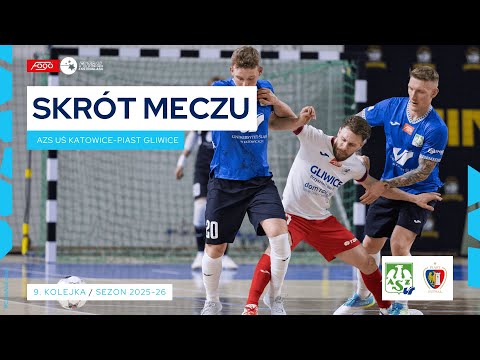 AZS UŚ Katowice - Piast Gliwice 1:7 SKRÓT | 9. kolejka (2025/26)