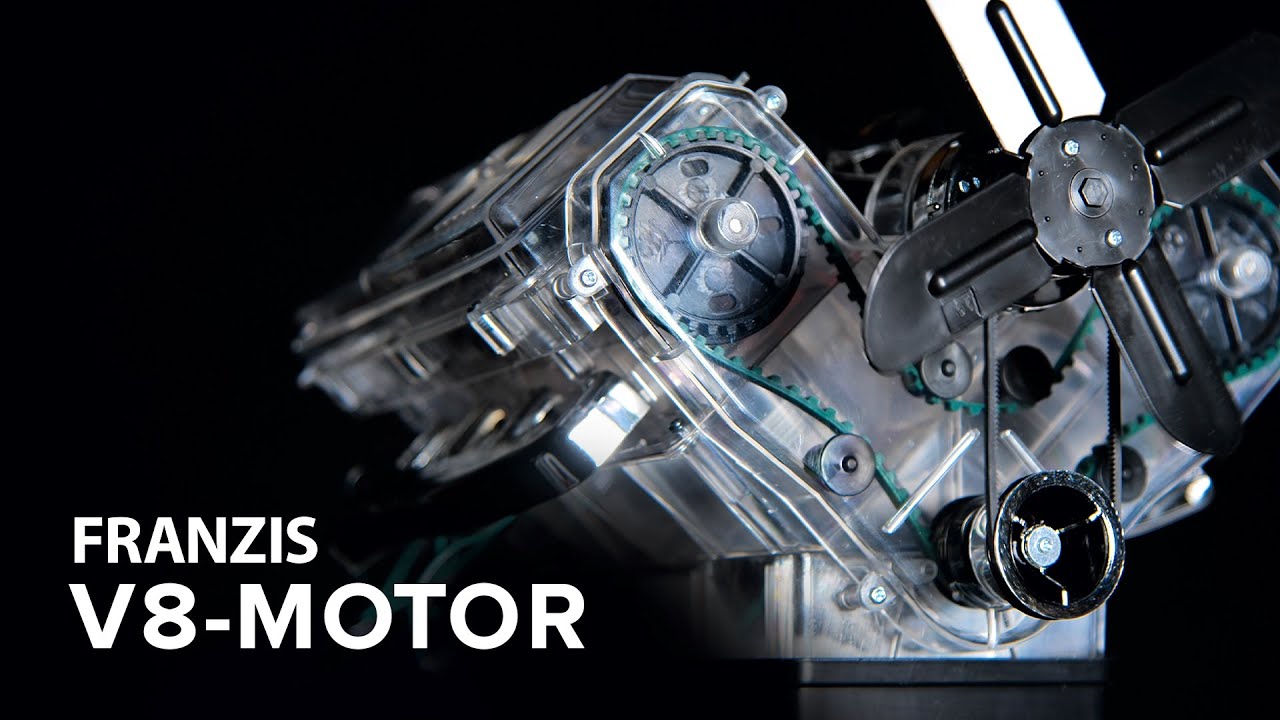 Maketová stavebnica motora V8