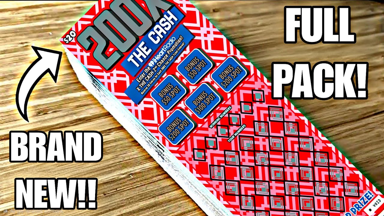 200X!!! FULL PACK of these BRAND NEW lottery tickets! | ARPLATINUM scratch off tickets