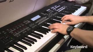 Video thumbnail for Yamaha MOXF8 synth workstation Demo by Musician Central