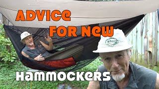 Shug's Advice for New Hammockers