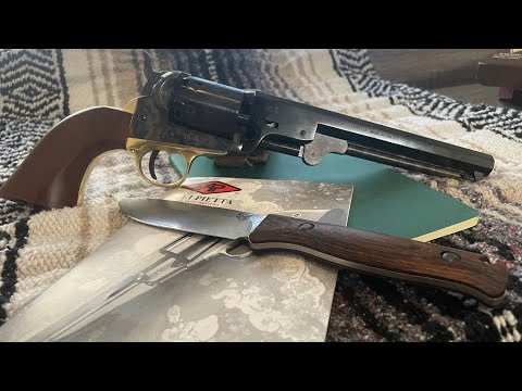 The Pietta Model 1851 Navy .36 Caliber Black Powder pistol -REVIEW.