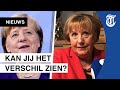 Ursula is de dubbelganger van Angela Merkel