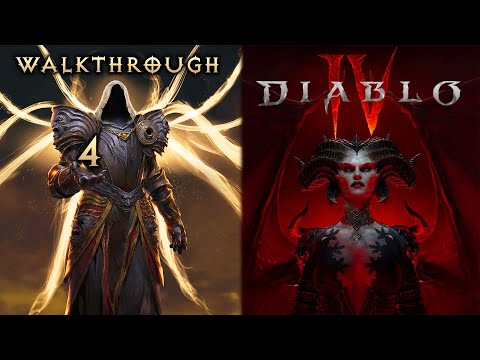 Diablo 4 Walkthrough Part 4 (Story Playthrough, All Side Quests, 1440p60)