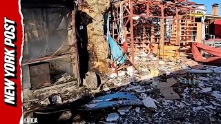Russia Strikes Ukrainian Market on Christmas Day