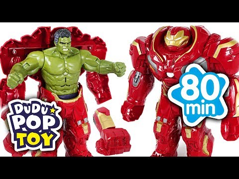 May 2018 TOP 10 Videos 80min Go! Avengers, PJmasks and Transformers - DuDuPopTOY