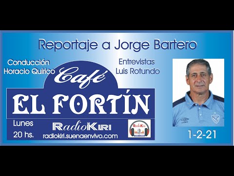En "Café el Fortín" Reportaje a Jorge Bartero