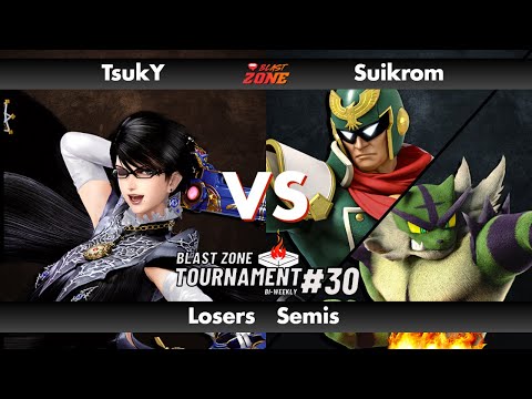 TsukY (Bayonetta) VS Suikrom (Captain Falcon, Incineroar) - Blast Zone Tournament #30